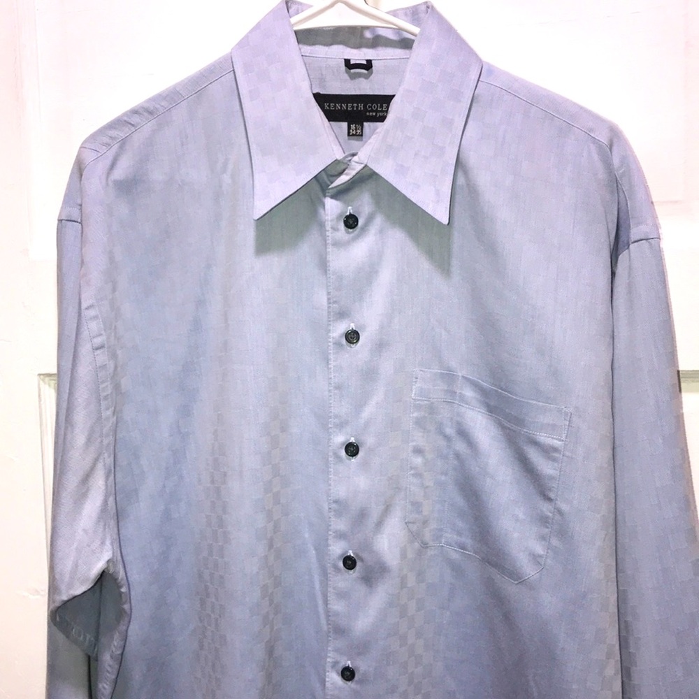 Kenneth Cole Dress Shirt SIZE 16 1/2 34-35 - Picture 1 of 4